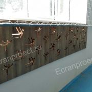 Экран радиатора из фрезерованного ЛМДФ «Атлет МДФ»