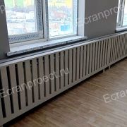 Защитный экран радиатора из массива Вертикаль 3-4